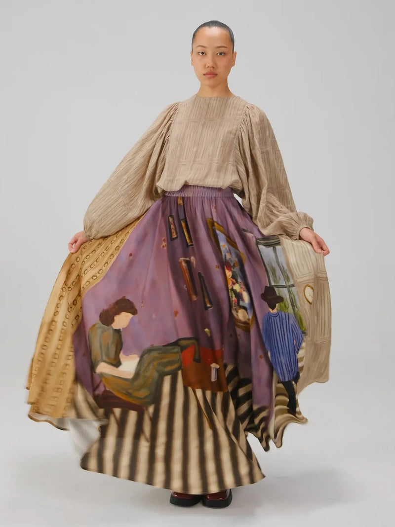 Umbrella Skirt - Living Room cotton by CORD for women Worldwide