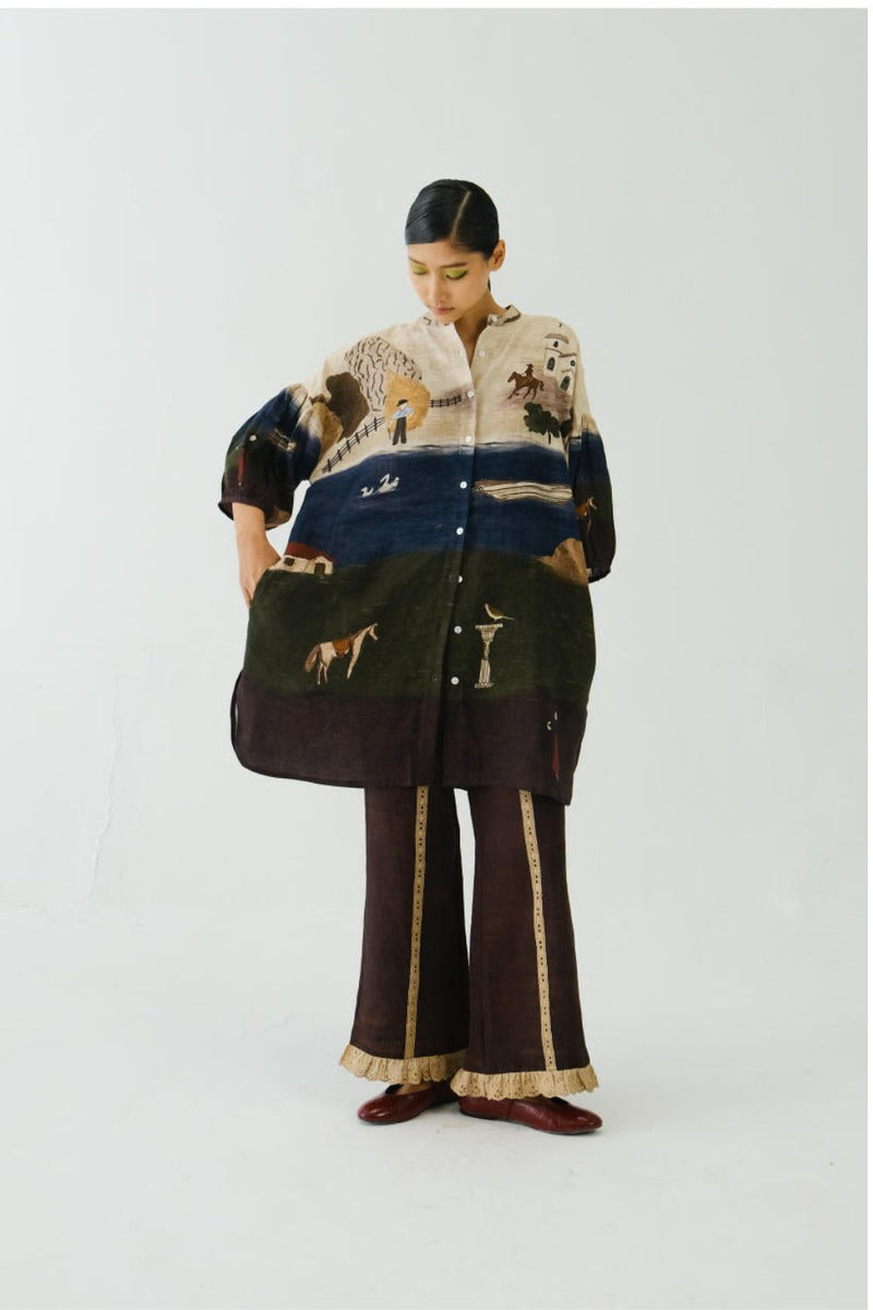 Oracle Tunic-Village Print