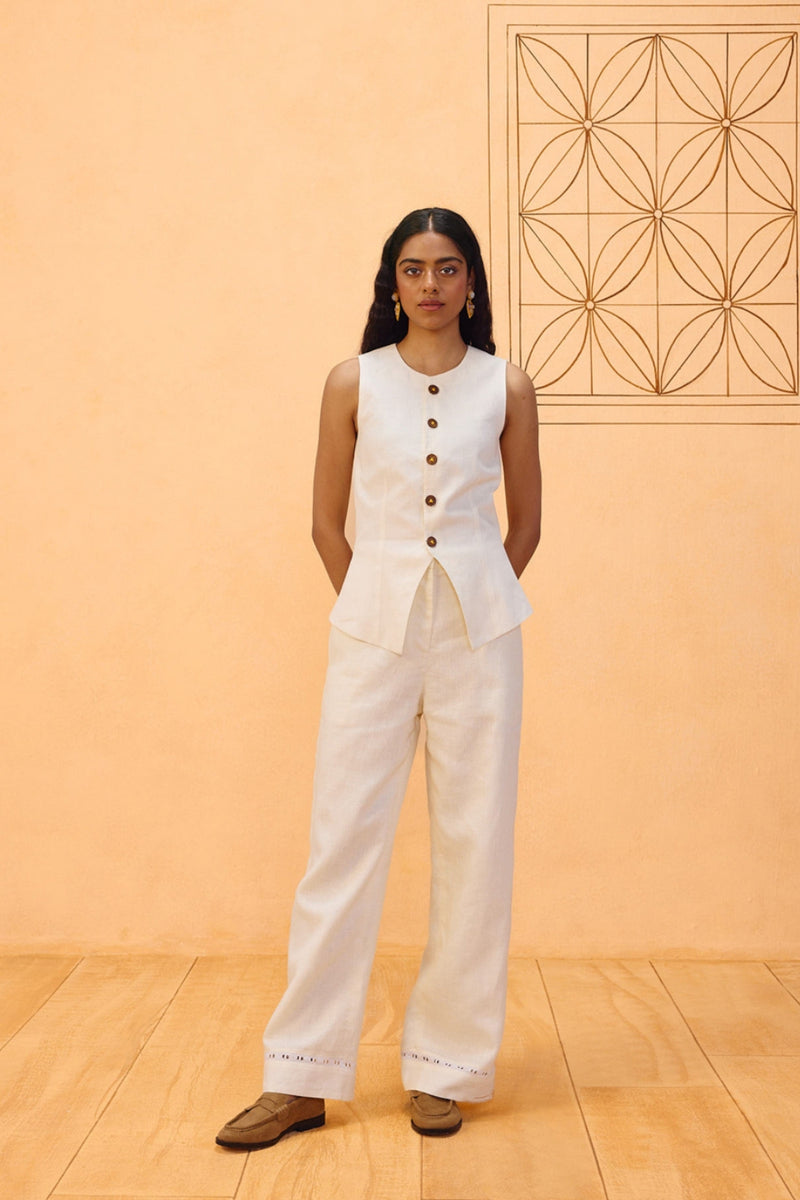 The Slow Linen Waistcoat
