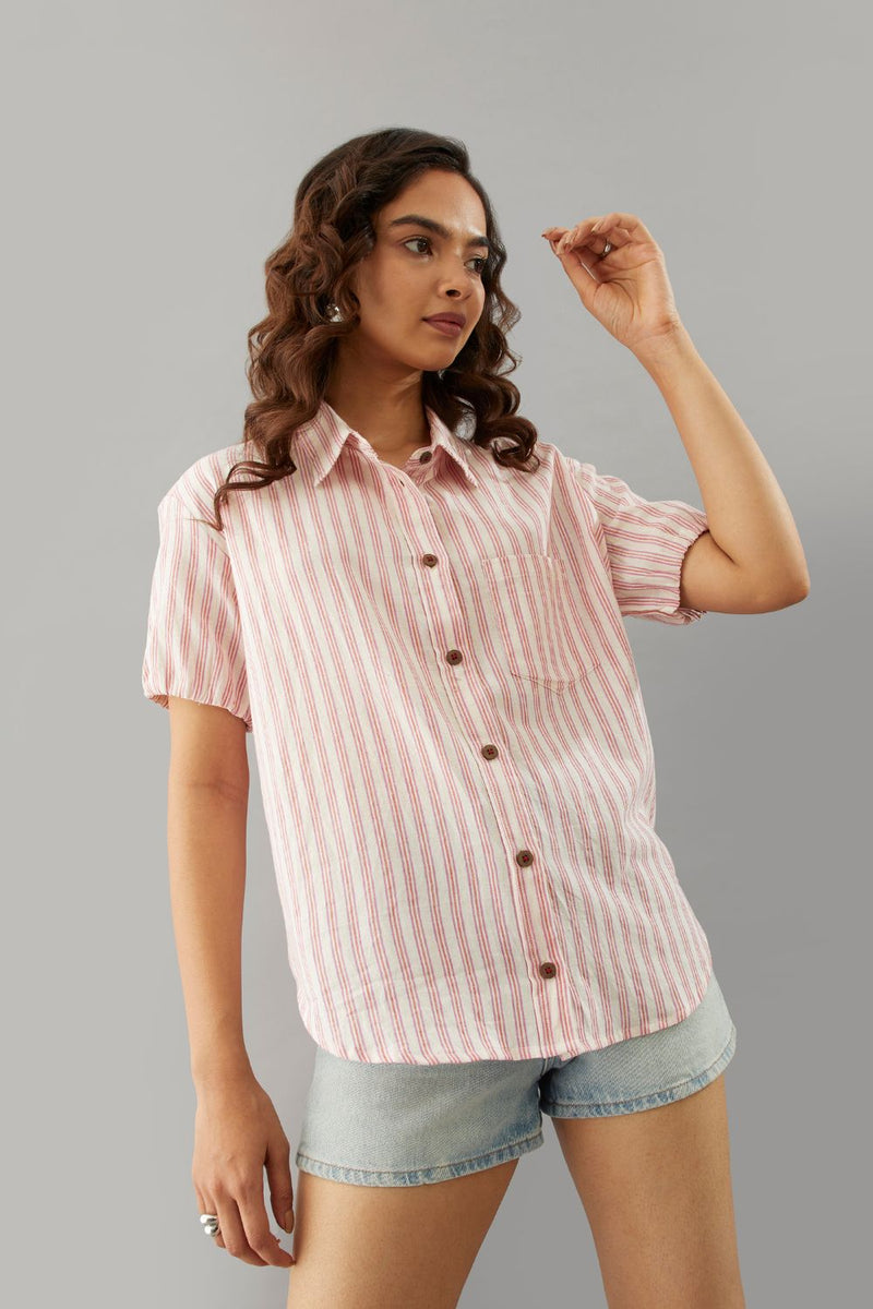 Cruz Striped shirt cotton by Moborr for women Worldwide
