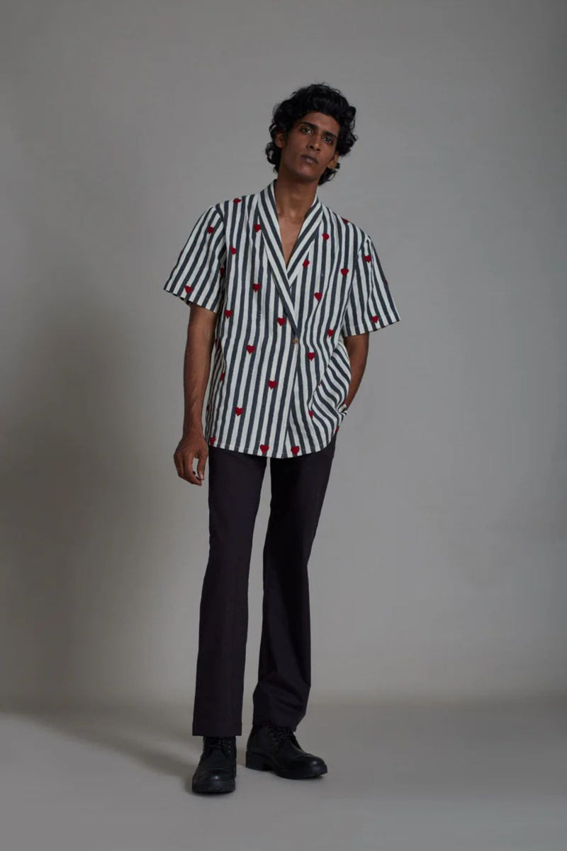 BLUFF JACKET BLACK STRIPE