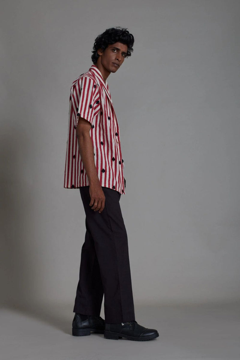 TAASH STRAIGHT BLACK PANTS