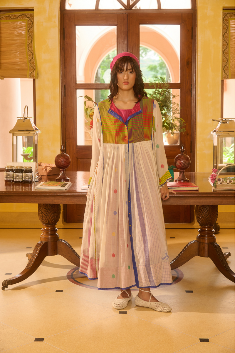 ANNIE KURTA-MULTICOLOR mul by SWATTI KAPOOR in multi color for women Worldwide