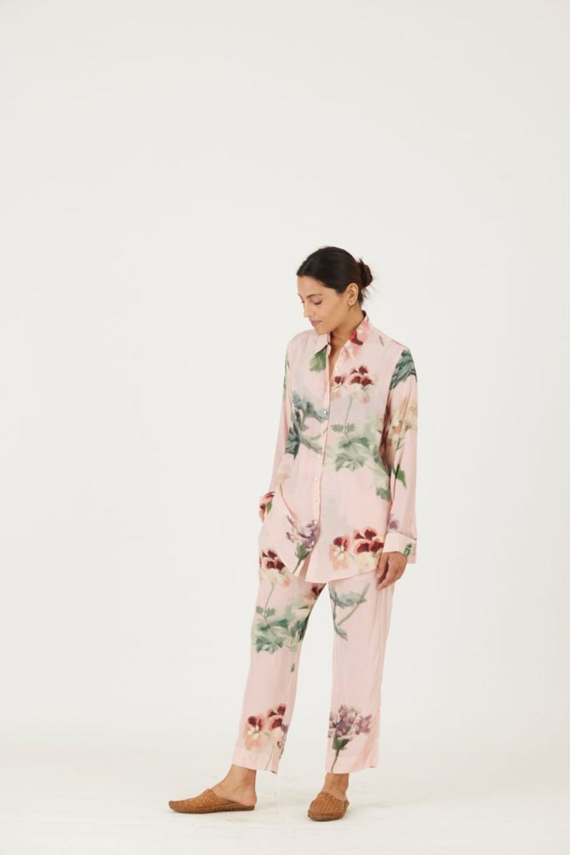 JULIET PINK CO-ORD Co-ord Set by Yam in pink color for women Worldwide