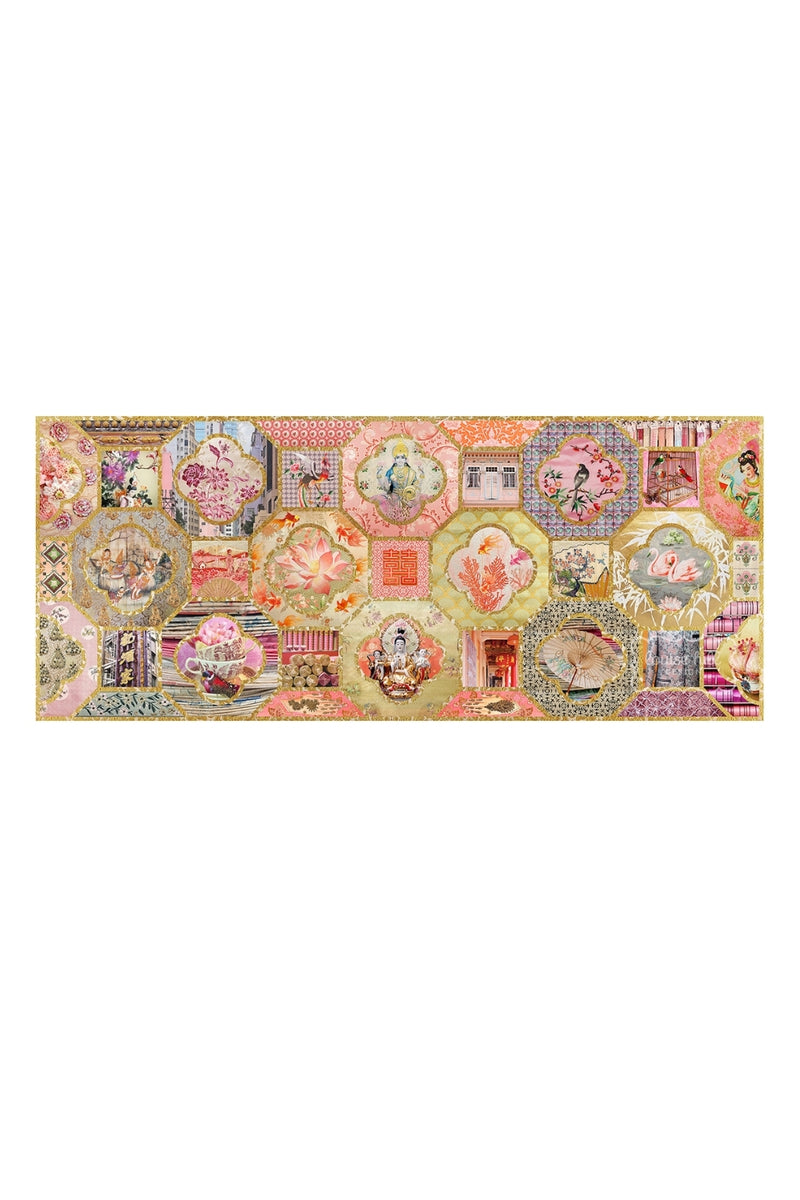 Chinoiserie In Gold & Blush Pinks