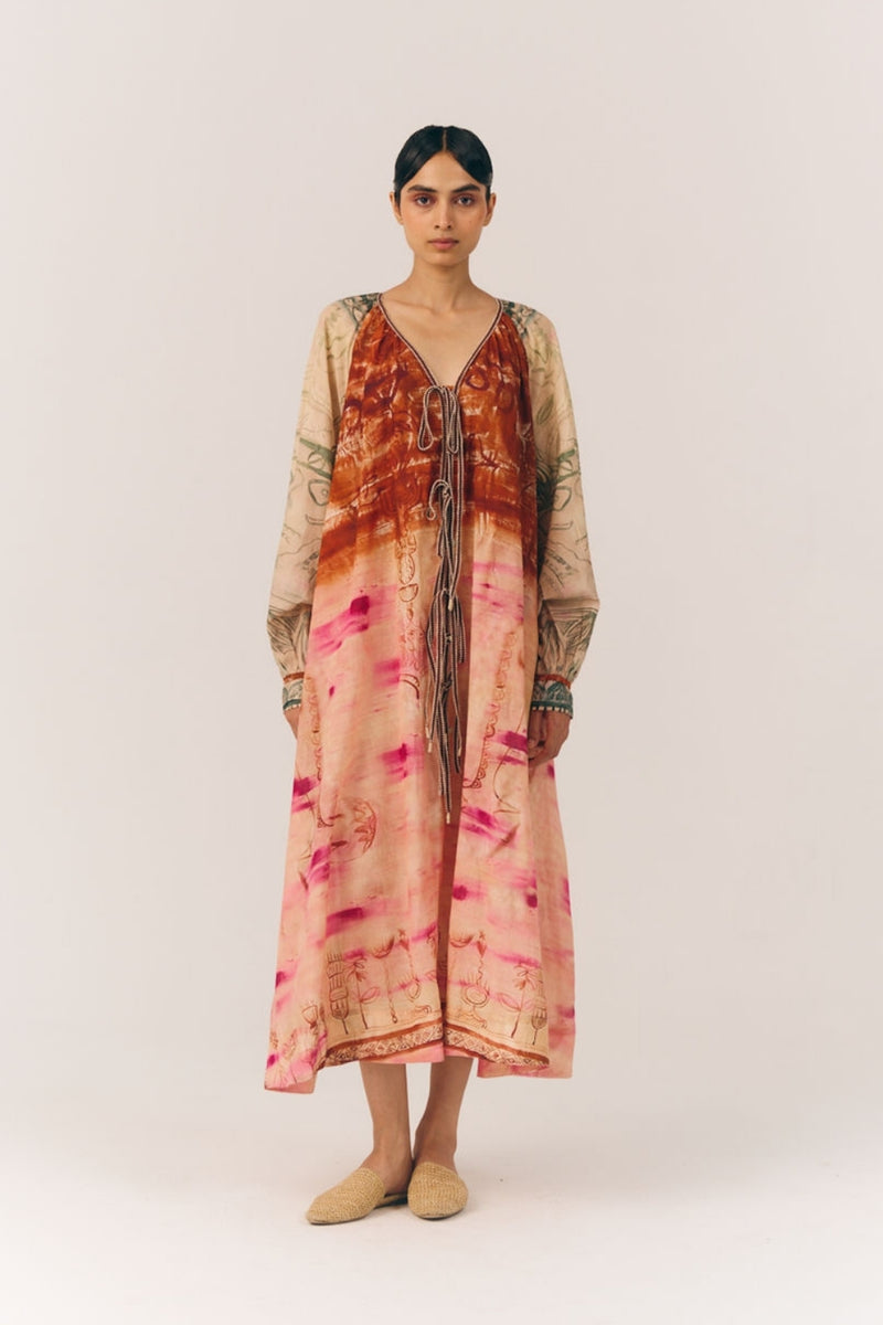 Joana Dress-Sai cotton dress by CORD in multi-color for women Worldwide