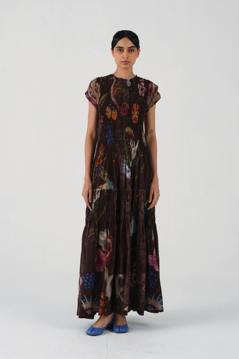 July Dress-Floret cotton dress by CORD in multi-color for women Worldwide