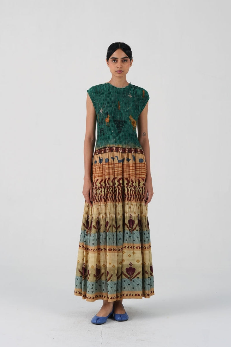 July Dress-Fresco cotton dress by CORD in multi-color for women Worldwide