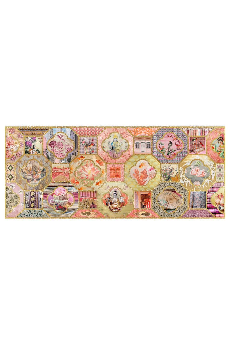 Chinoiserie In Gold & Blush Pinks