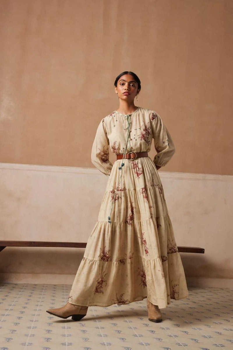 Luna Dress-Peony cotton by CORD for women Worldwide