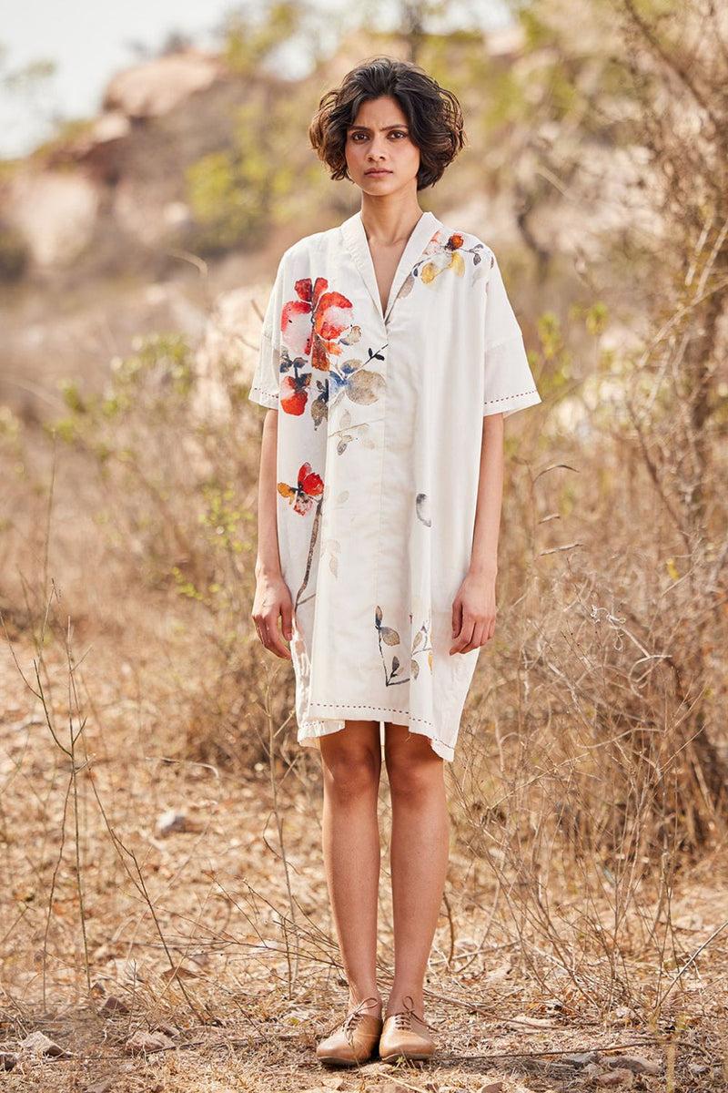 Sino Flora cotton by Khara Kapas in white for women Worldwide