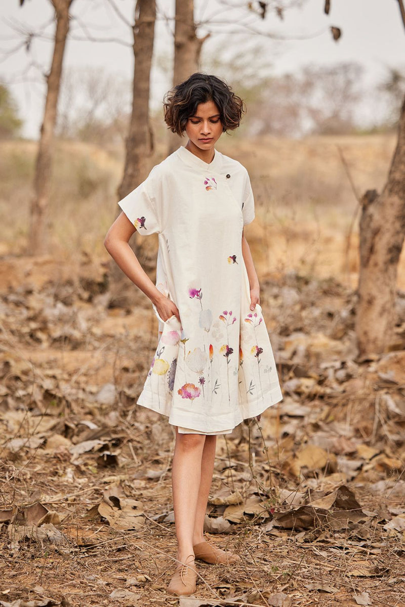 Hortensia cotton by Khara Kapas in white for women Worldwide