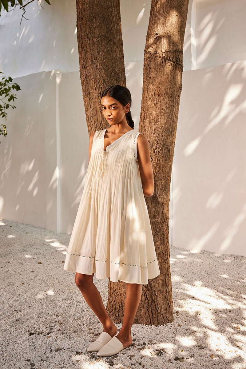 White mist dress Dress by Khara Kapas in white for women Worldwide