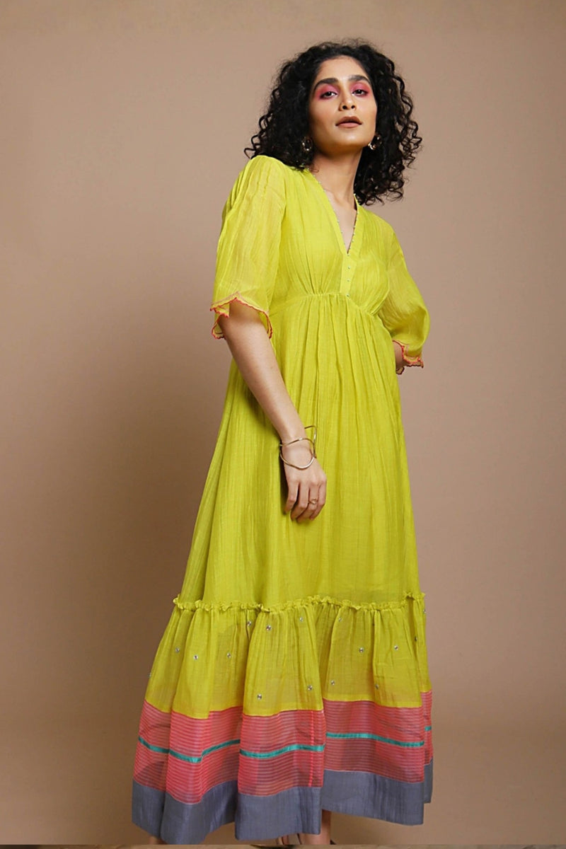 Life in Pink Tiered Dress