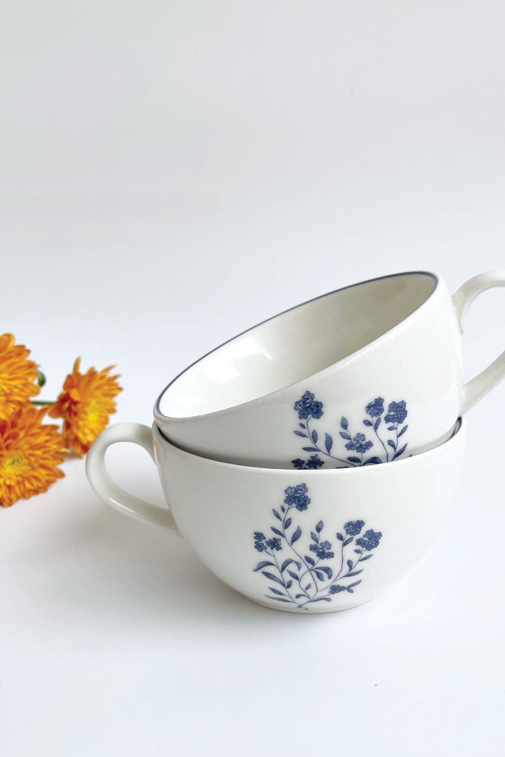 Cicely Cappuccino Mugs (Set of 2)