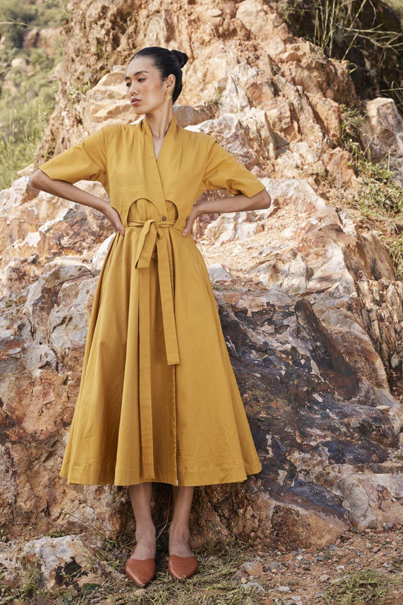 Those Days Midi Dress Dress by Khara Kapas for women Worldwide