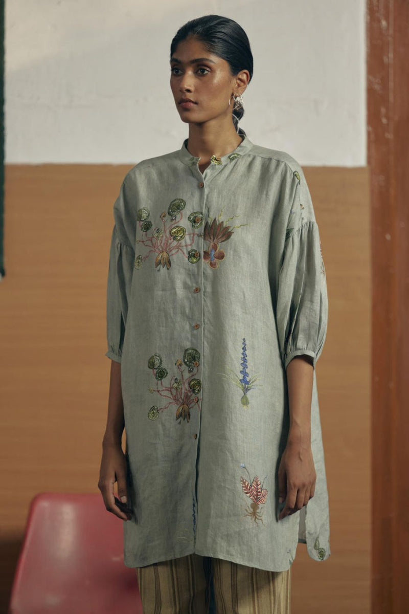 Oracle Tunic - Botanical Blue by CORD for Worldwide