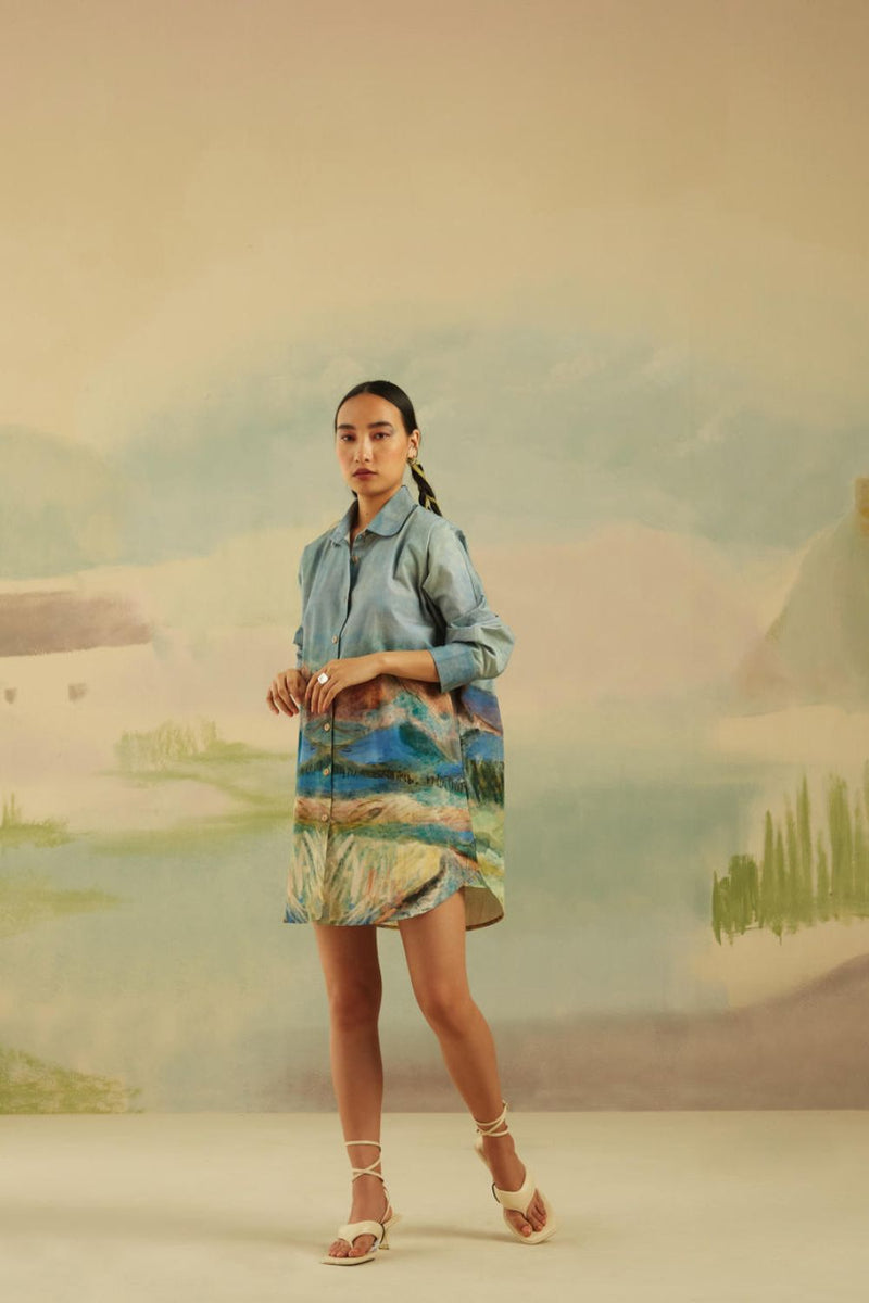 Como Long Shirt - Valley poplin Top & Tunics by CORD for women Worldwide