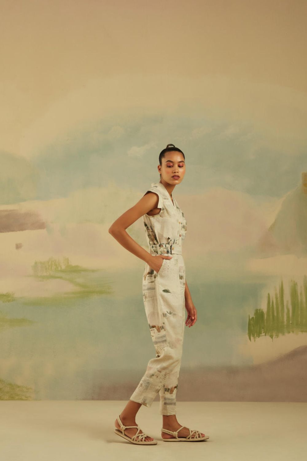 Berliner Jumpsuit - Modern Toile