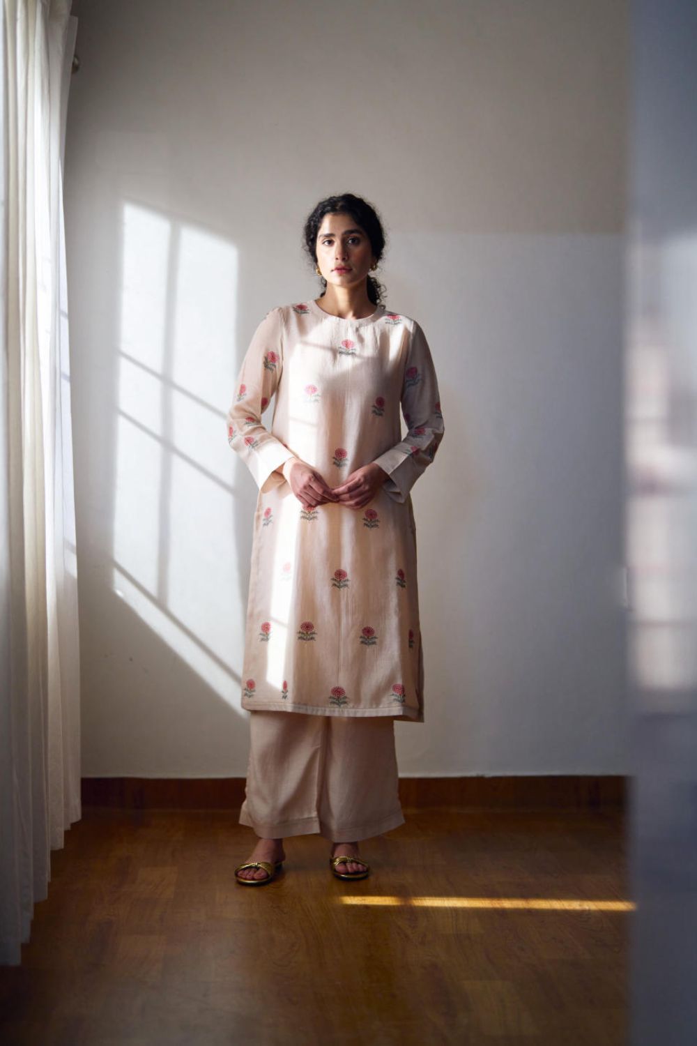 Zuri chanderi kurta set