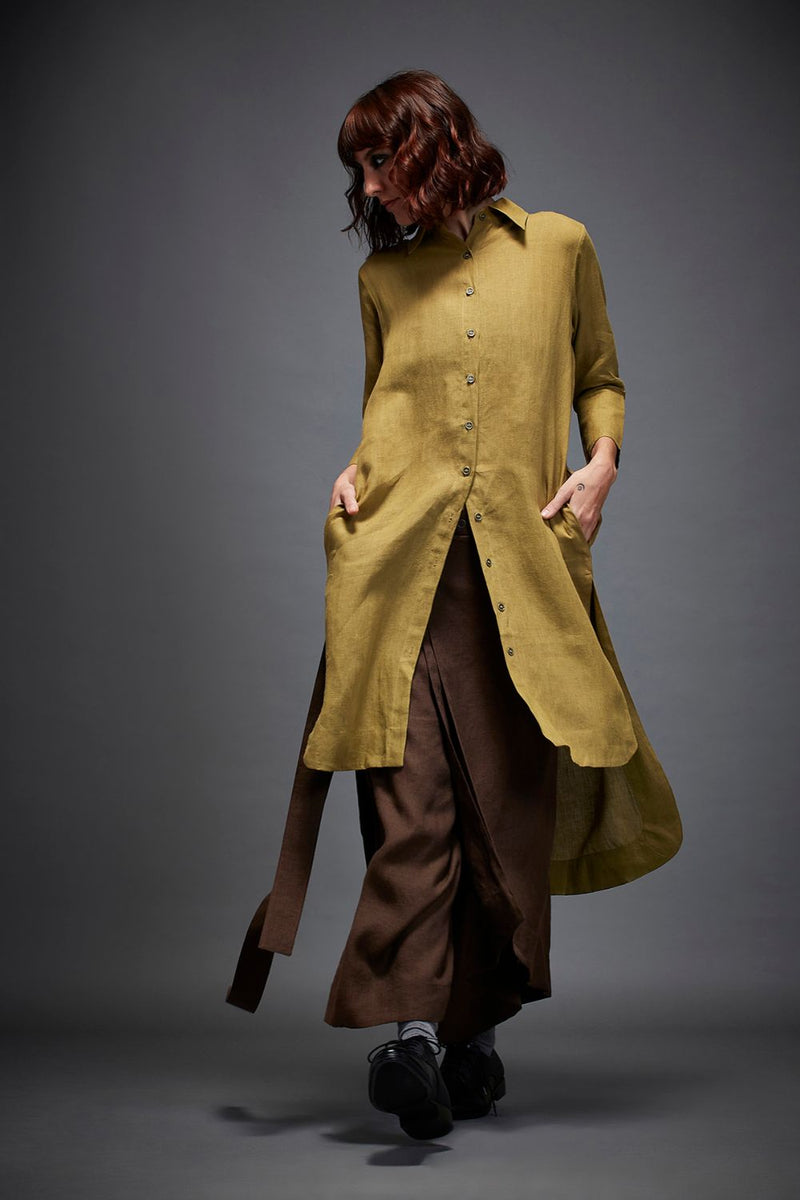 LEXIS SHIRT by Chola in olive color for women Worldwide