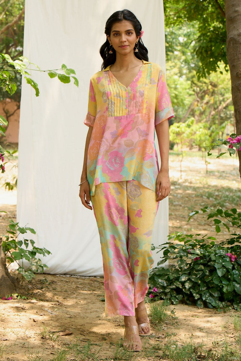 Robin Kurta Set by Priti Prashant in peach color for women Worldwide