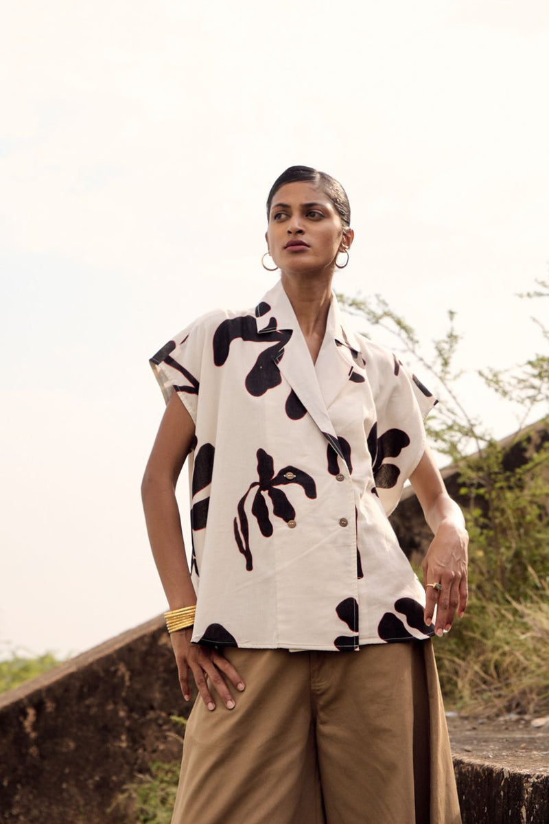 Serin top cotton by Khara Kapas for women Worldwide