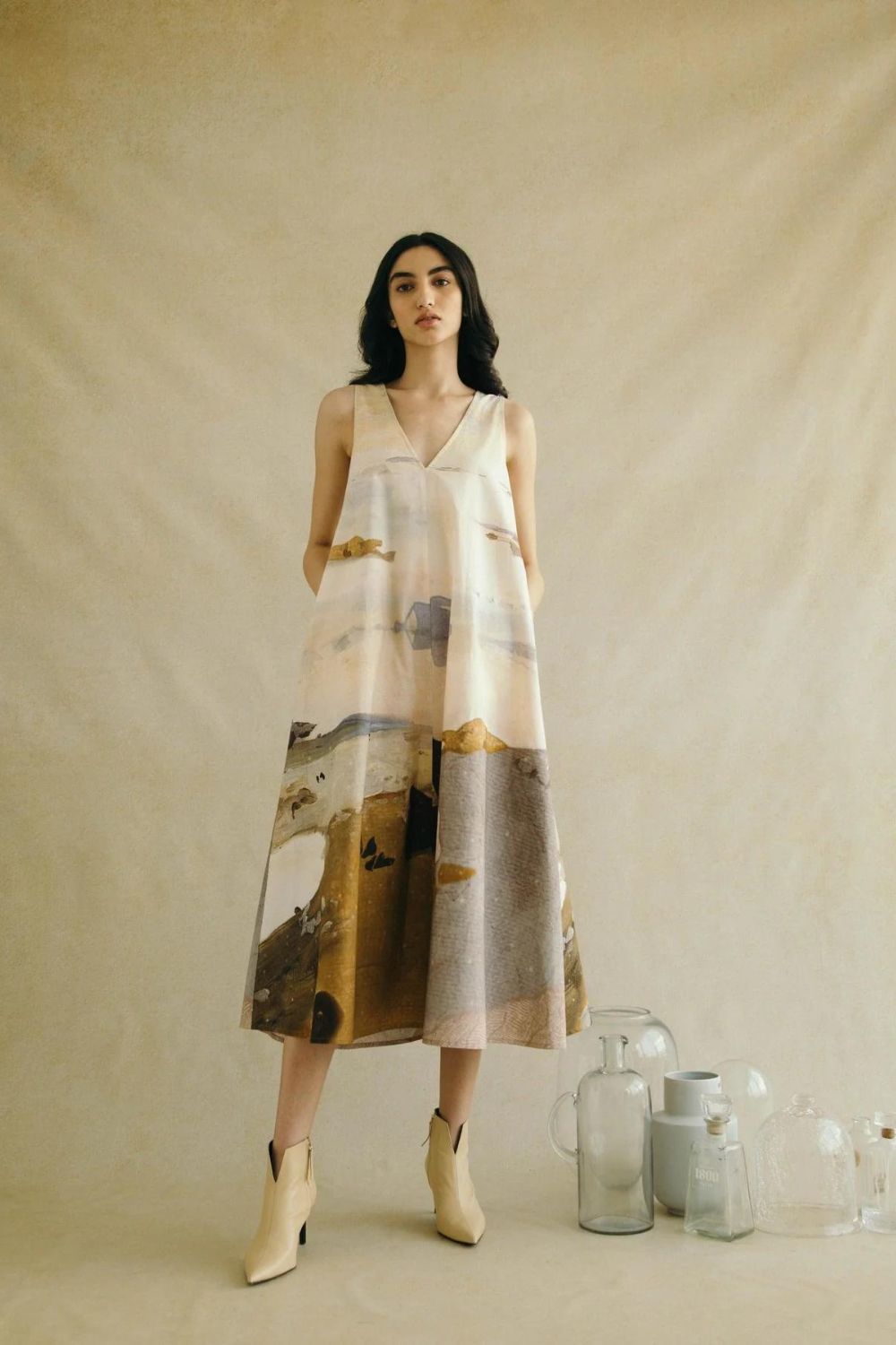 Ravine Dress - Meadow Print