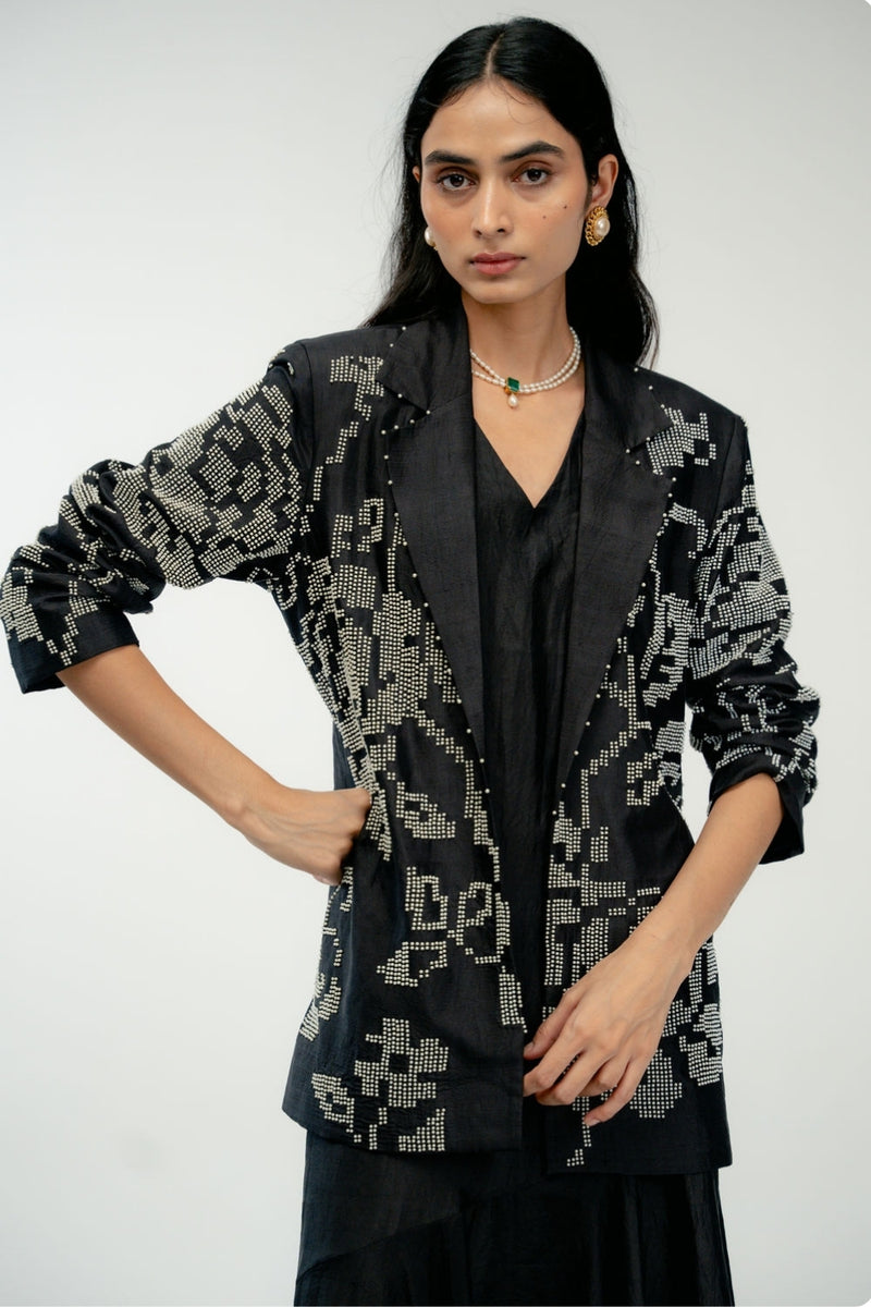 The Promise Jacket mulberry silk jacket/overlay by Ode to Odd in black for women Worldwide