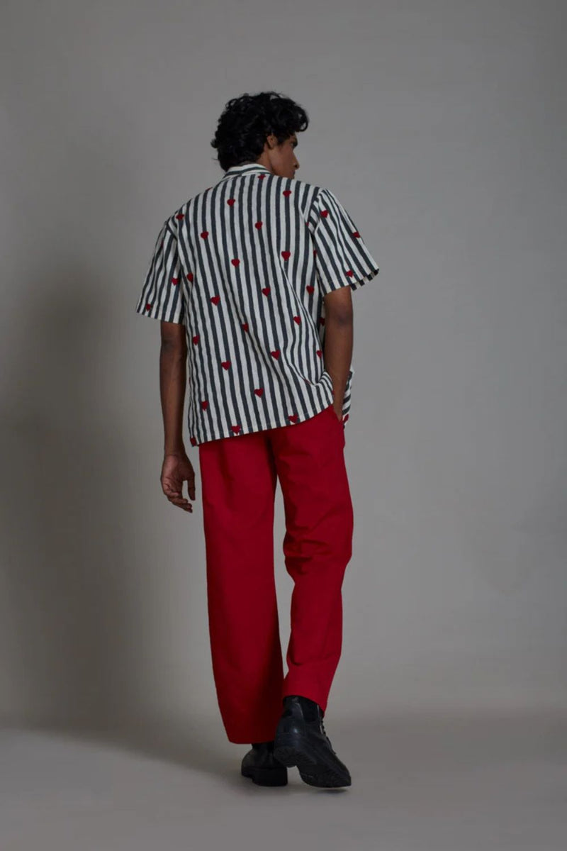 TAASH STRAIGHT RED PANTS