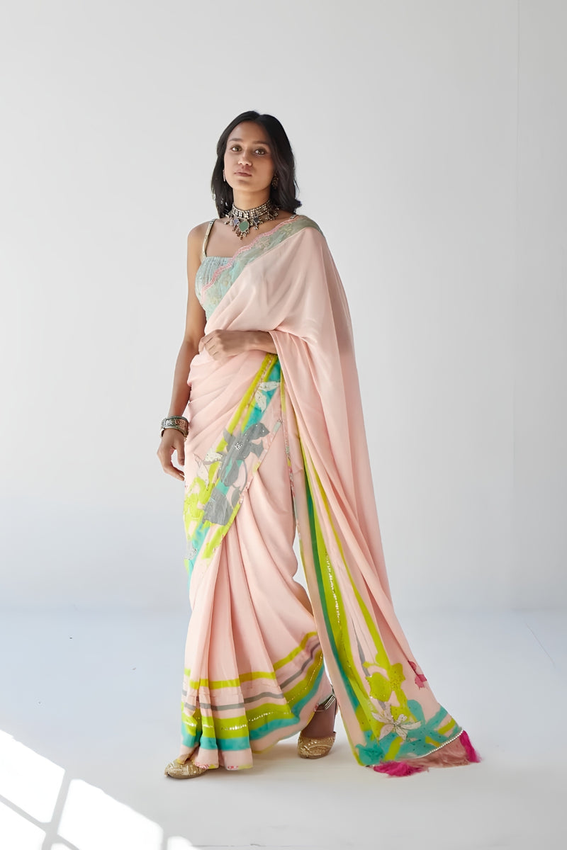 NUDE PINK ORCHID SARI