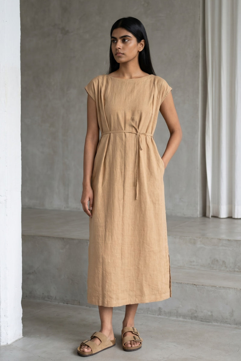 Erna Sand Beige Dress