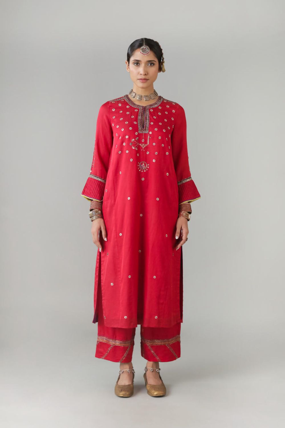 Chamba Red Kurta