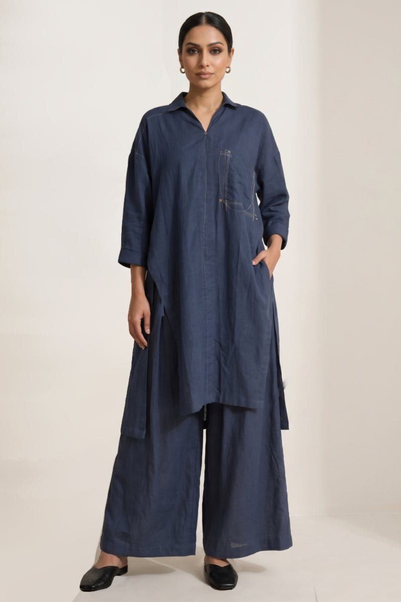 Blake Muted Indigo Tunic