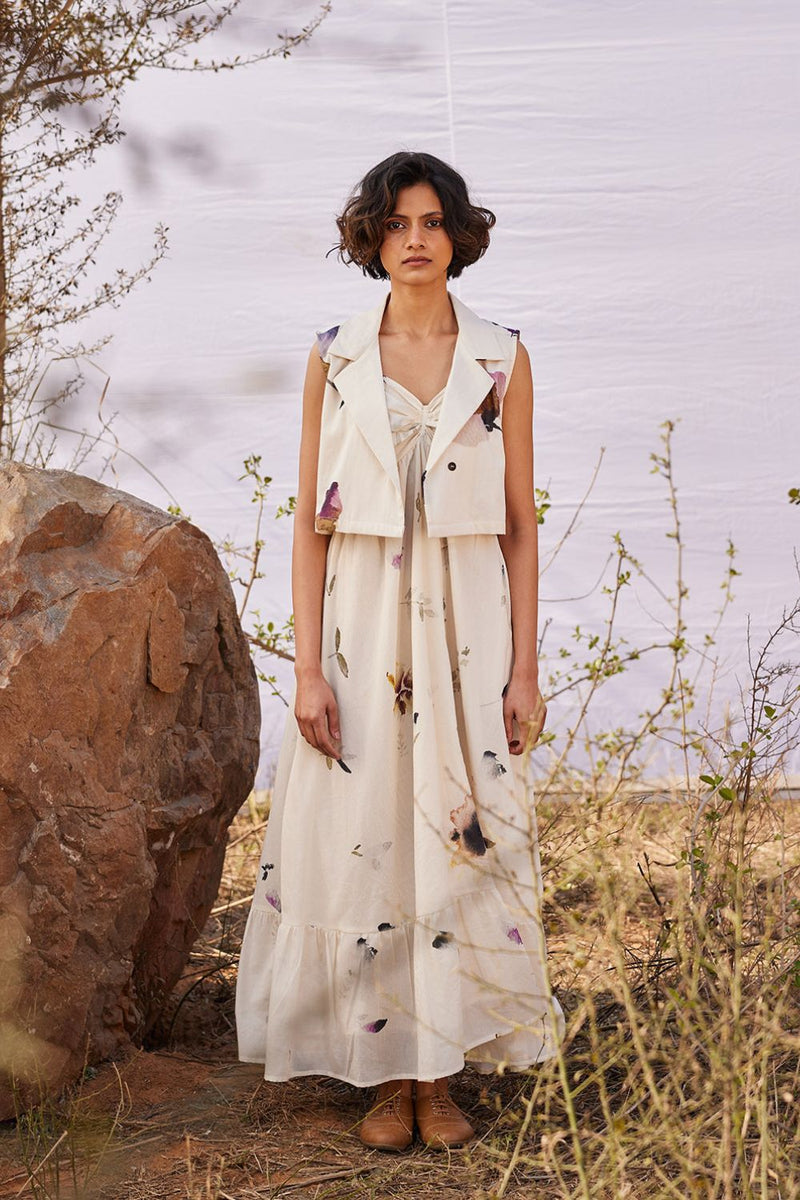Rain forest cotton by Khara Kapas in white for women Worldwide