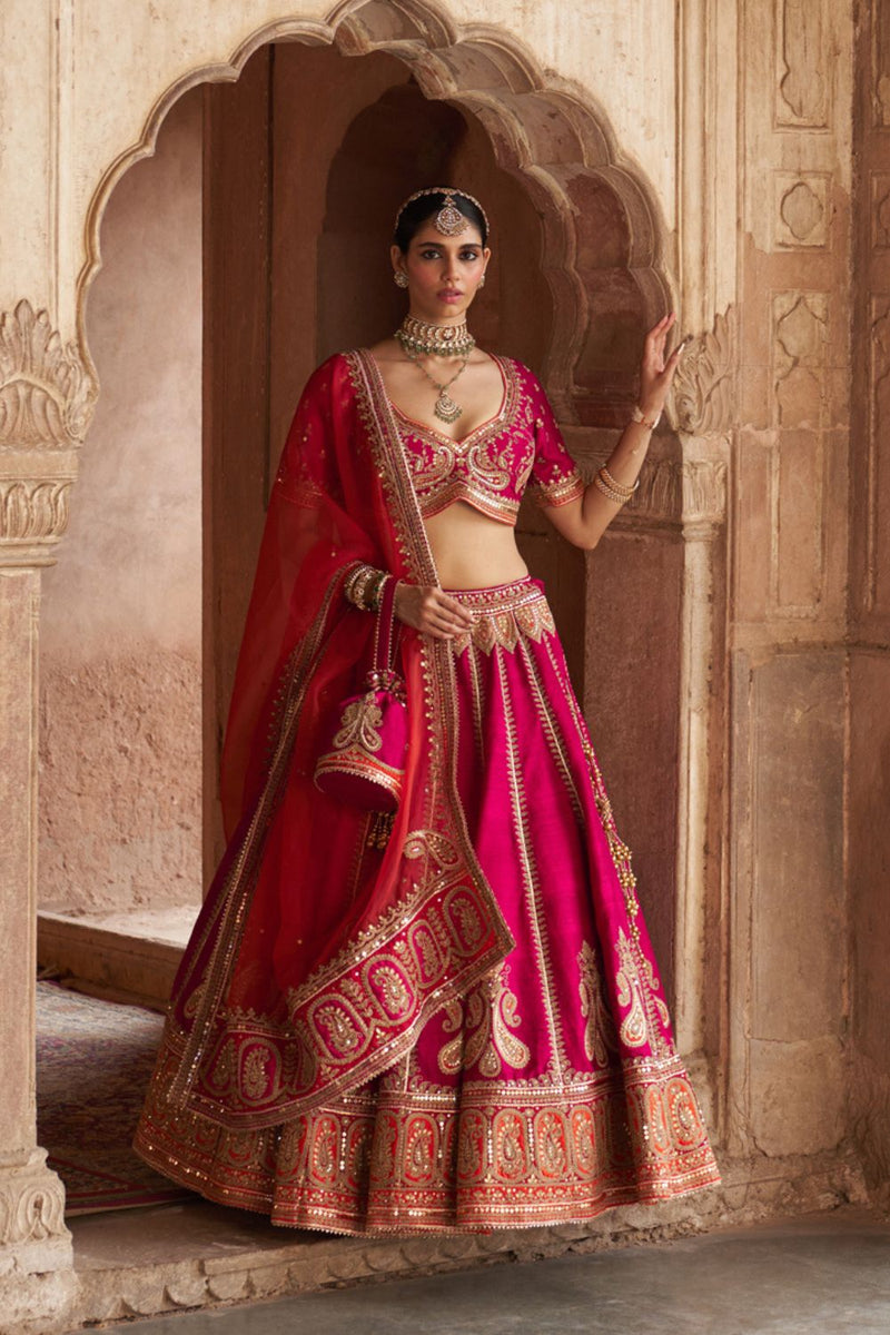 AMARA - HOTPINK LEHENGA