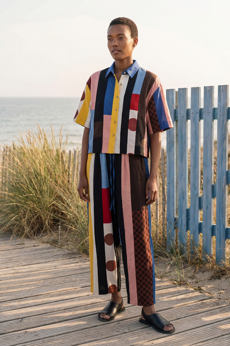 The Clement Pants – Patchwork Multi