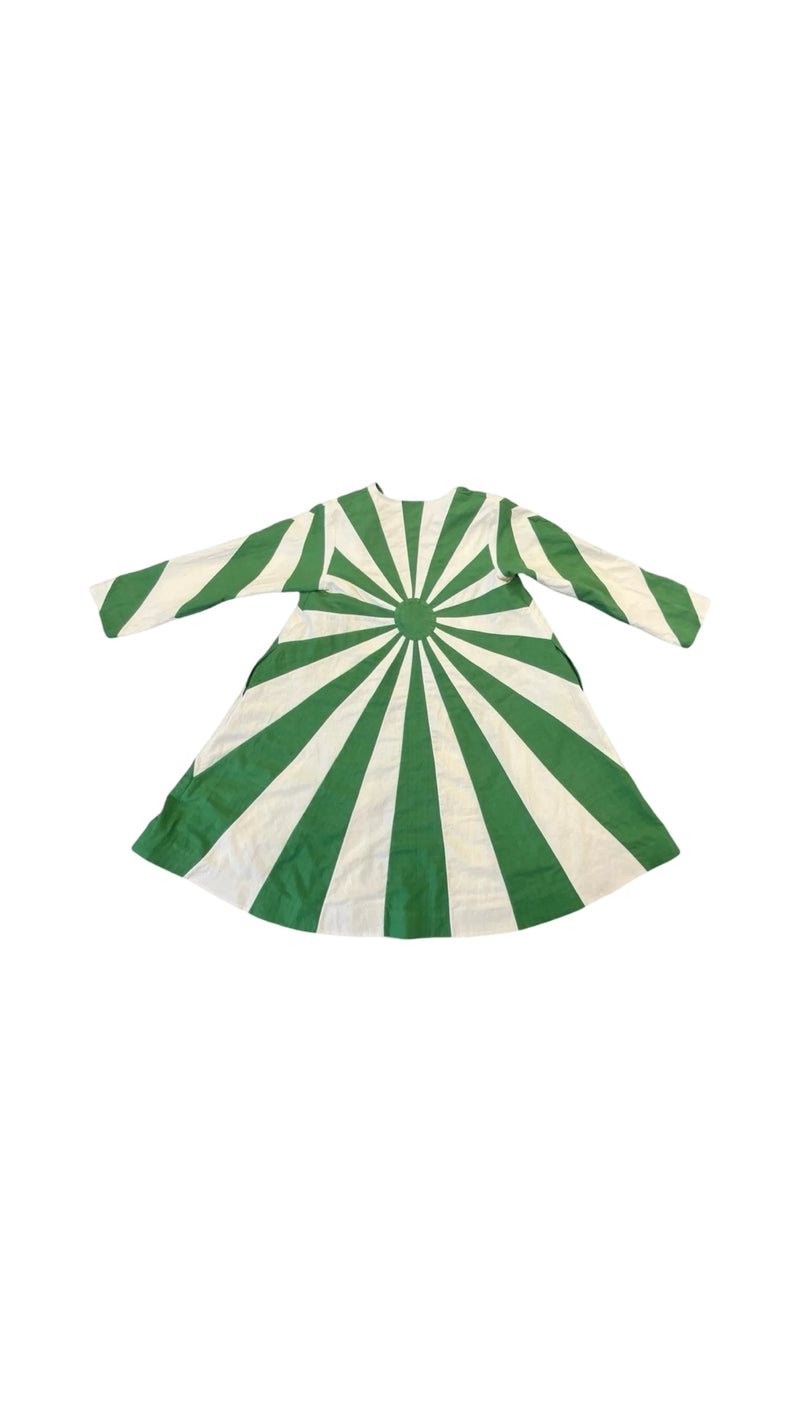 Urja Jacket-Green and White