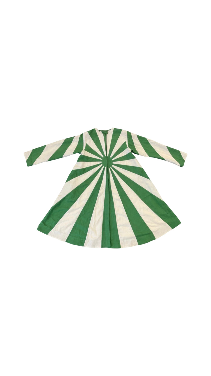 Urja Jacket-Green and White