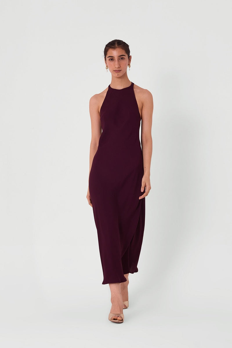 Urvi Wine Dress