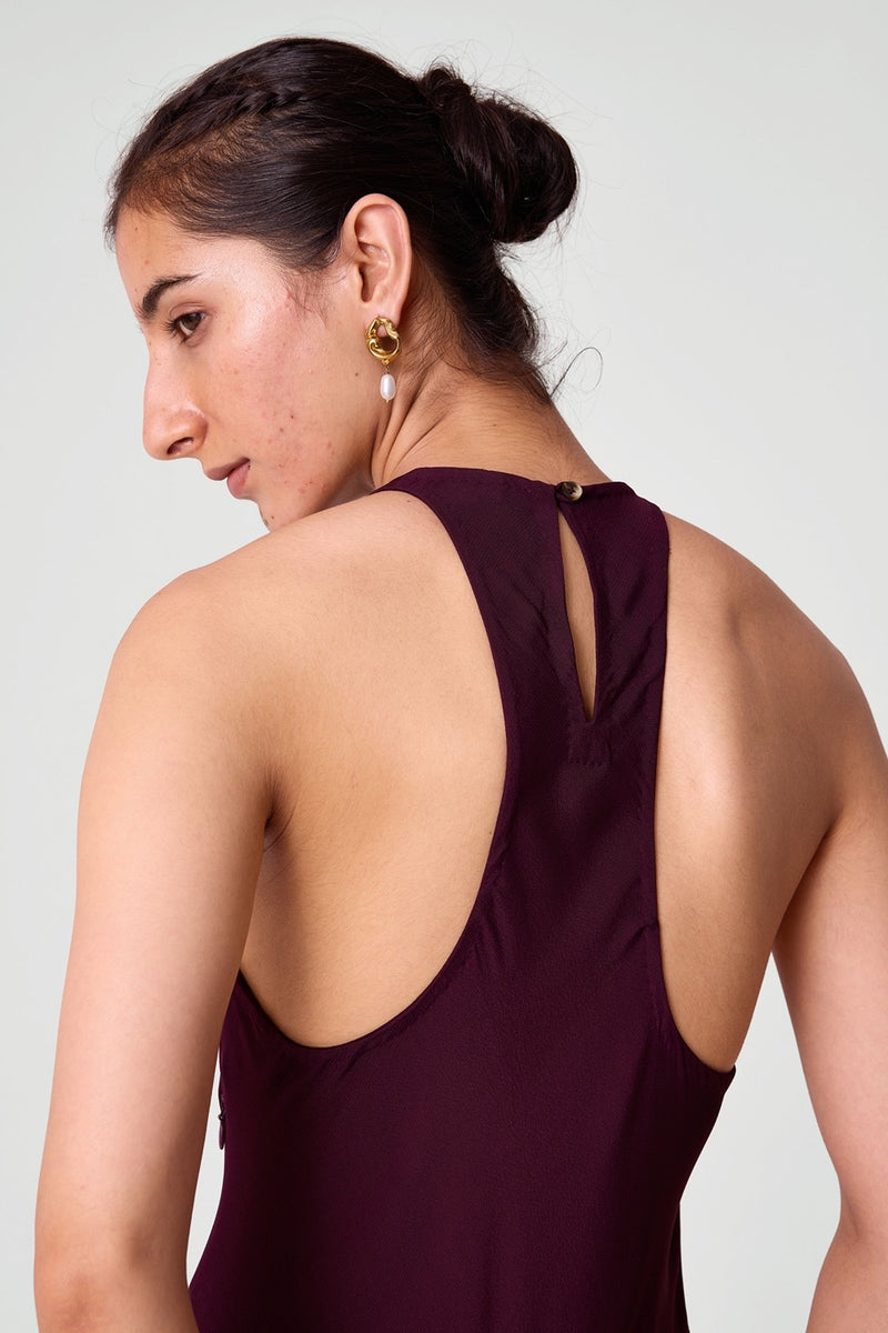 Urvi Wine Dress