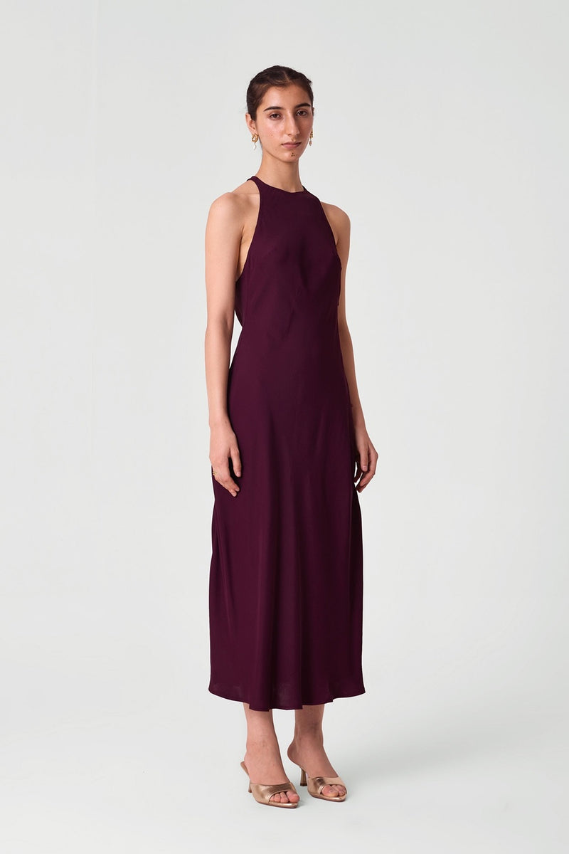 Urvi Wine Dress