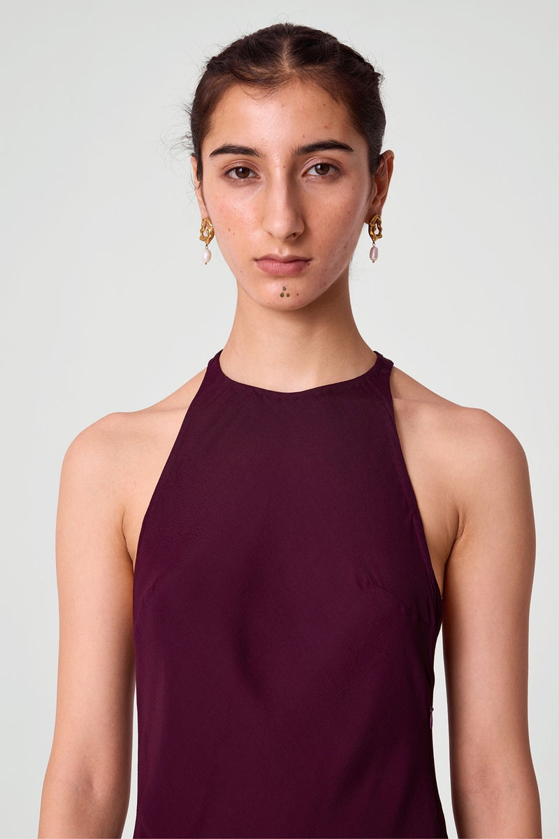 Urvi Wine Dress