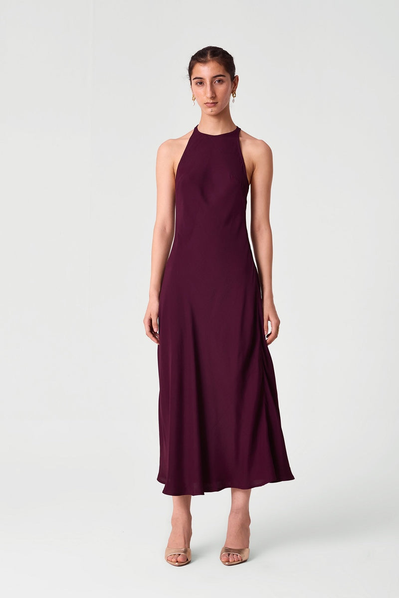 Urvi Wine Dress