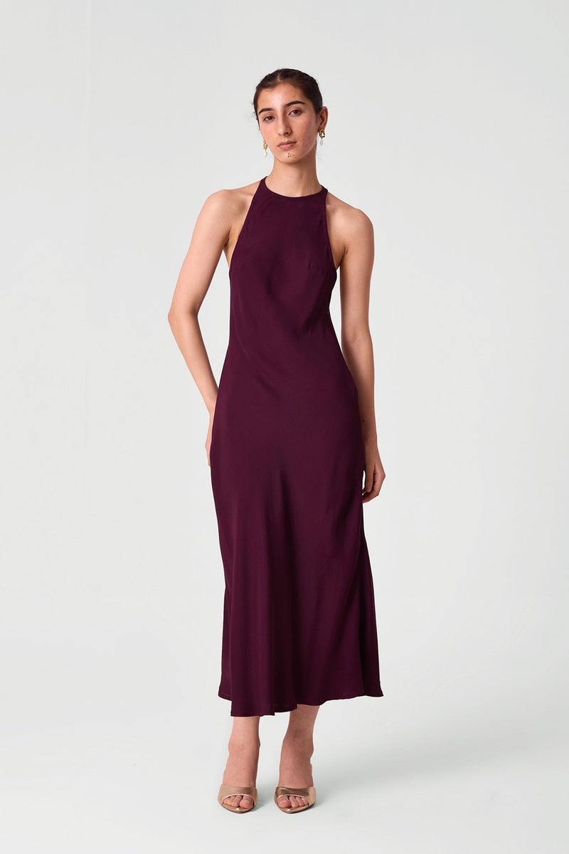 Urvi Wine Dress