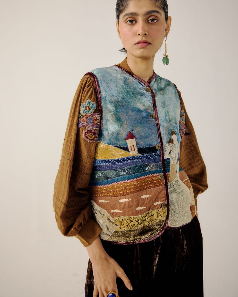VEST-Sea Shore Appl by CORD for women Worldwide