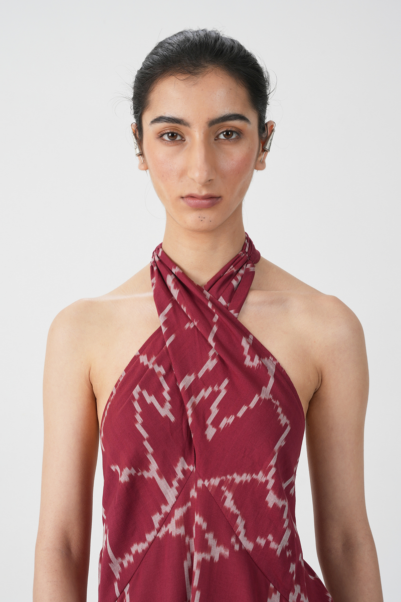 Vannam Handwoven Ikat Dress