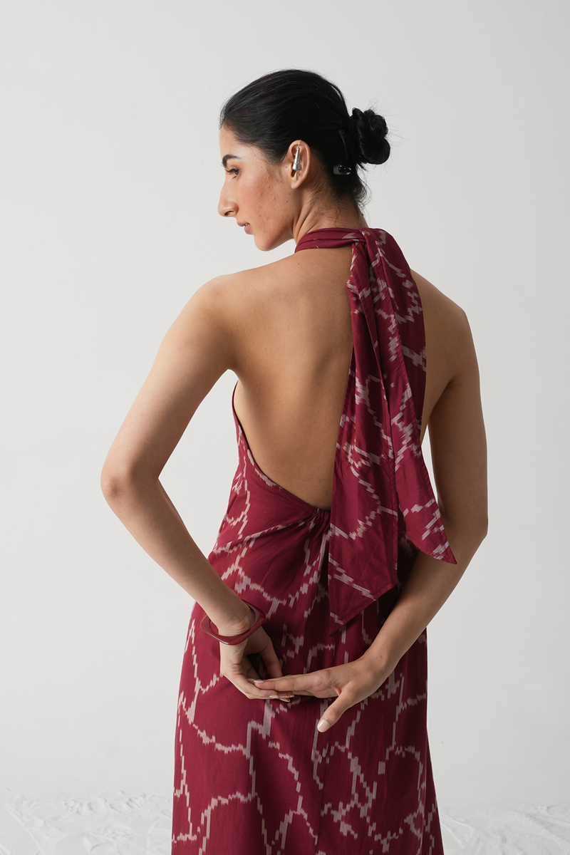 Vannam Handwoven Ikat Dress