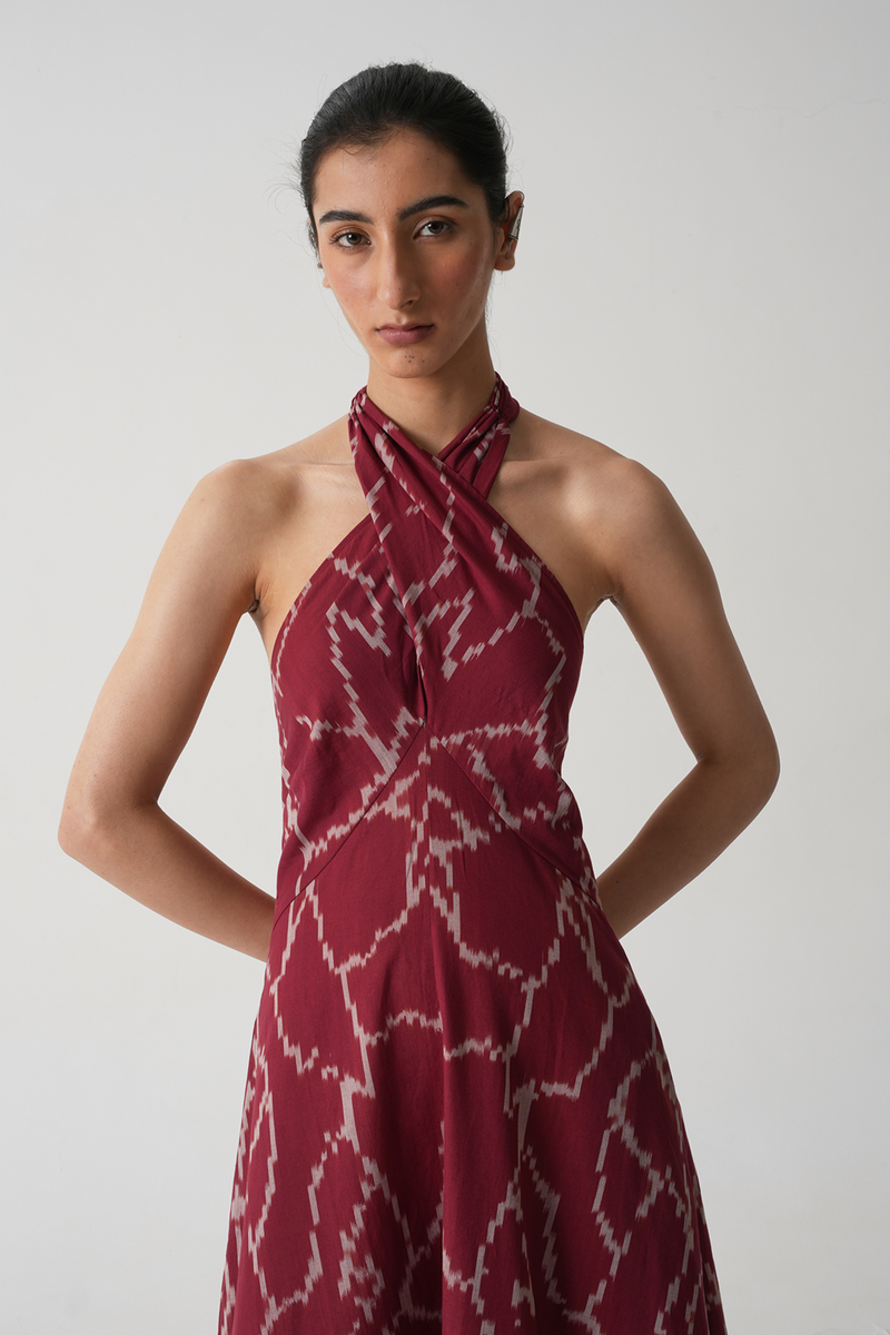 Vannam Handwoven Ikat Dress