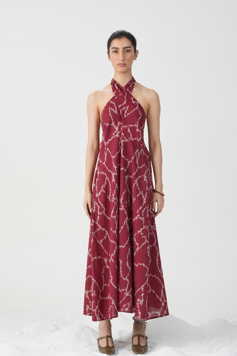 Vannam Handwoven Ikat Dress